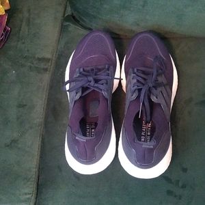Adidas, size 7, blue ultraboost sneakers